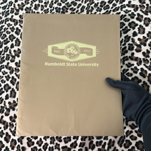 HUMBOLDT STATE UNIVERSITY🌲 Folder California Redwoods College 2000s Y2K Dorm - Picture 3 of 13